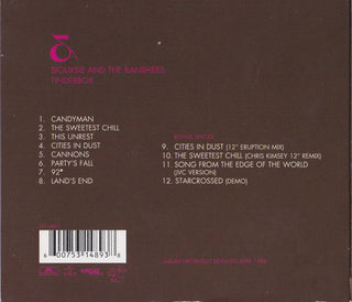 Siouxsie & The Banshees : Tinderbox (CD, Album, RE, RM, Dig)