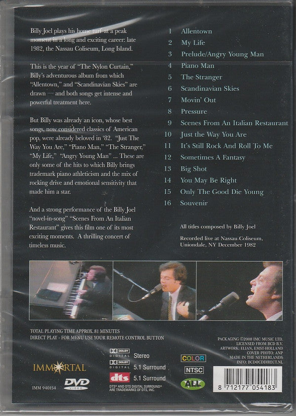 Billy Joel : Live From Long Island (DVD, P/Unofficial, NTSC)