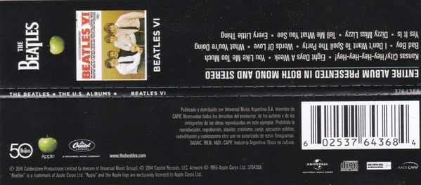 The Beatles : Beatles VI (CD, Album, Comp, RE)
