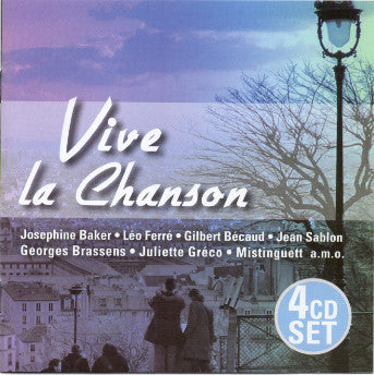 Various : Vive La Chanson (4xCD, Comp, Mono, RM)