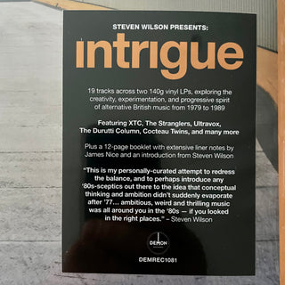 Various : Intrigue (Steven Wilson Presents: Progressive Sounds In UK Alternative Music 1979-89) (2xLP, Comp, 140)